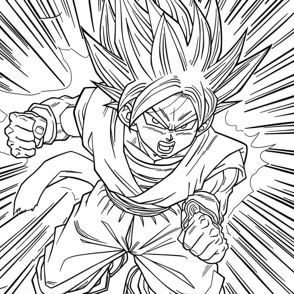 Goku coloring page674 1