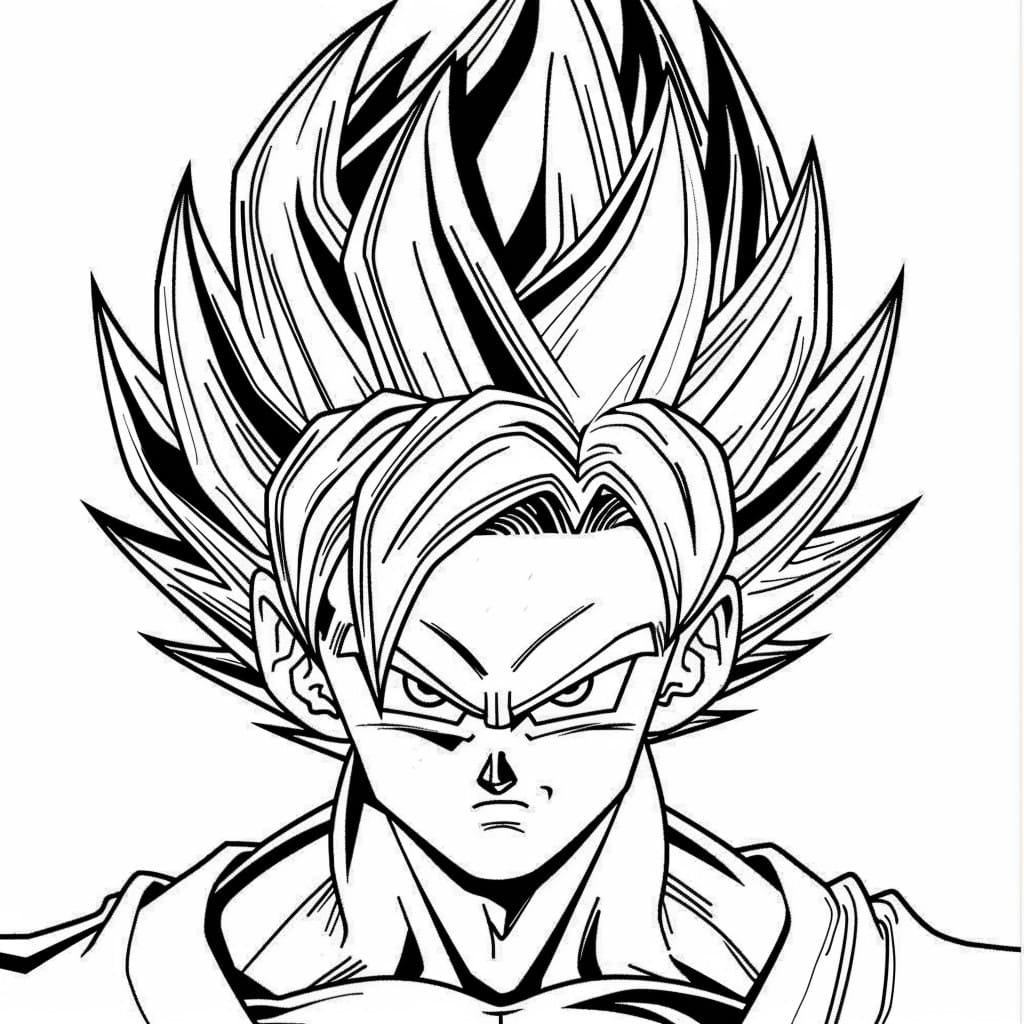 Goku coloring page674 2
