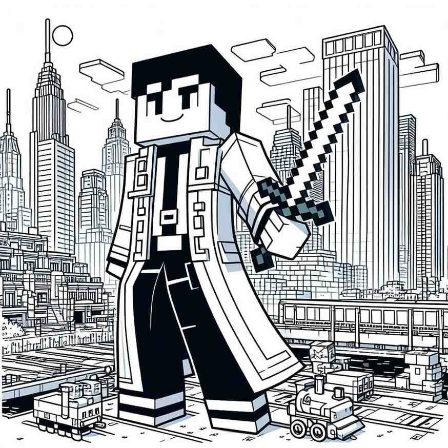 coloring minecraft 1 1