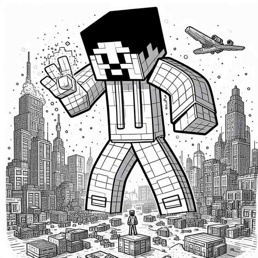 coloring minecraft 11 1