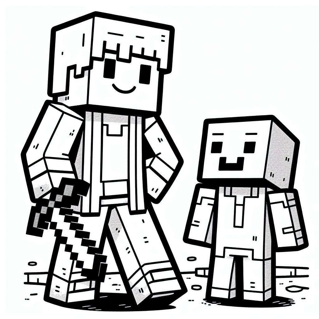 coloring minecraft 16 1