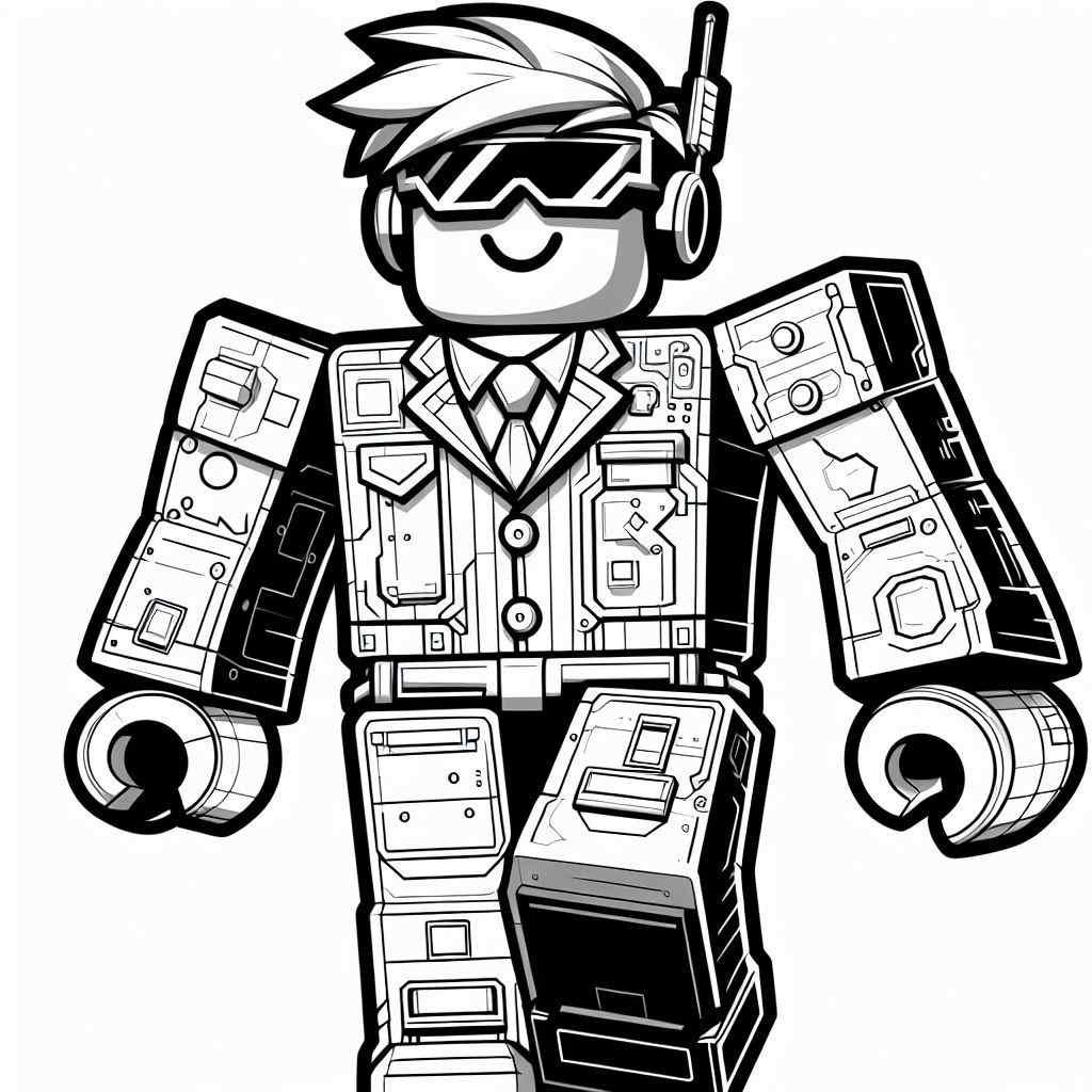 coloring roblox 2 1