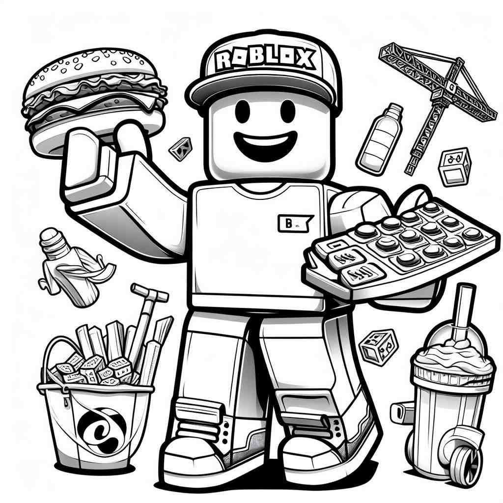 coloring roblox 20 1