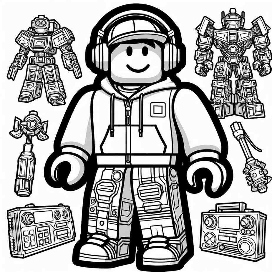 coloring roblox 21 1