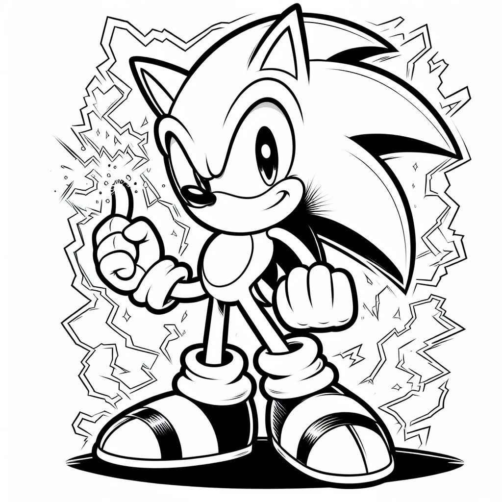 coloring sonic 1 1