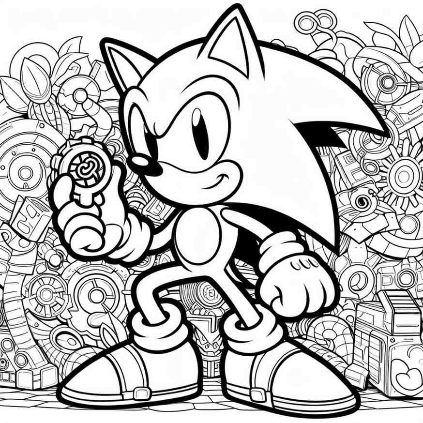 coloring sonic 11 1