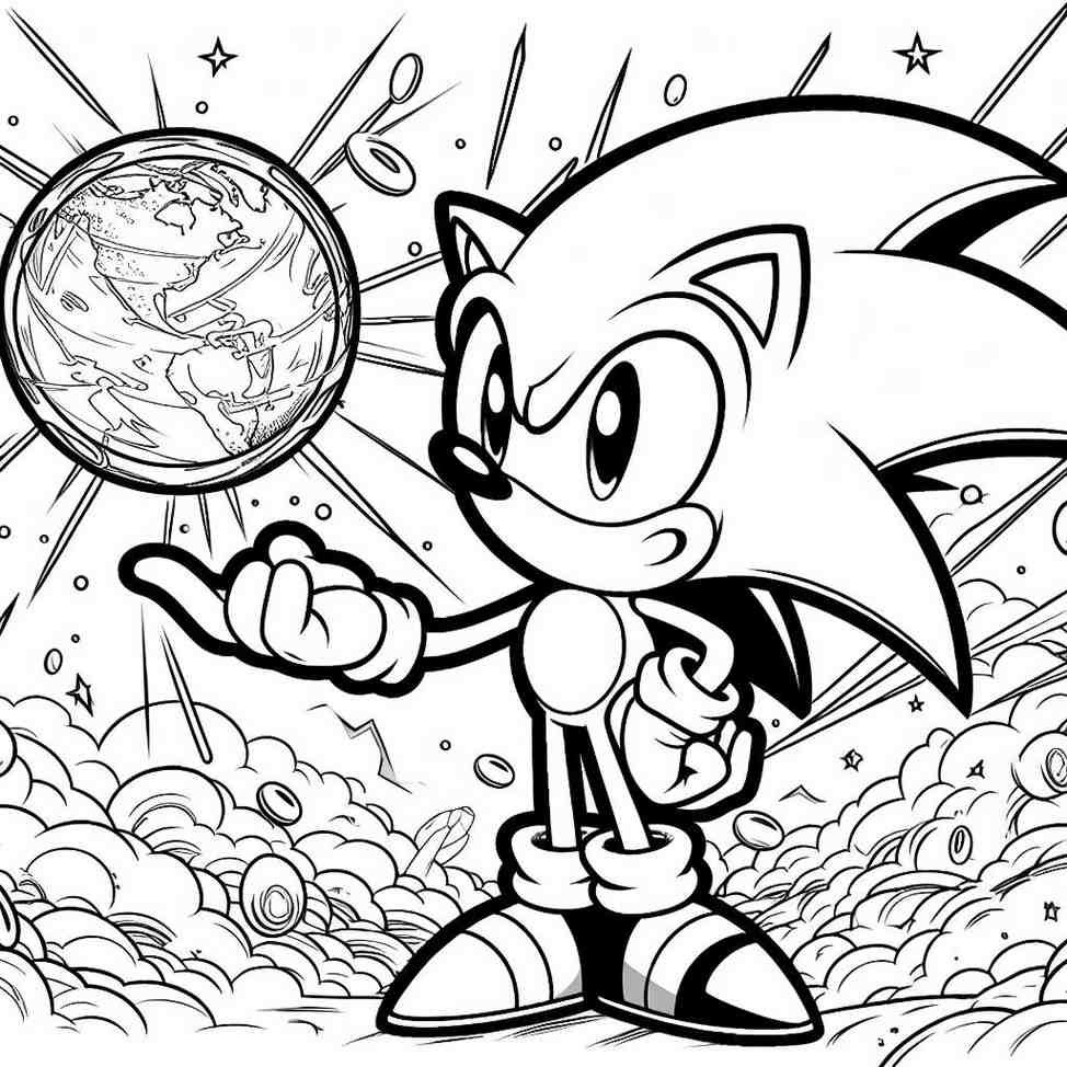 coloring sonic 3 1