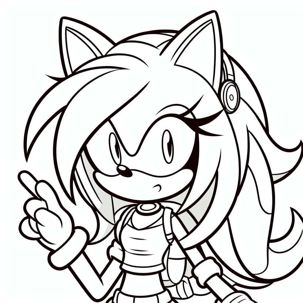coloring sonic 5 1