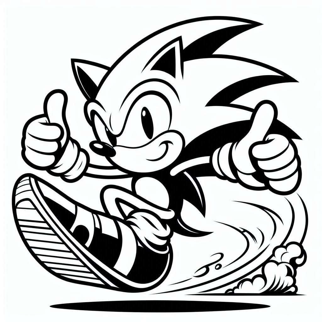 colorir sonic 22