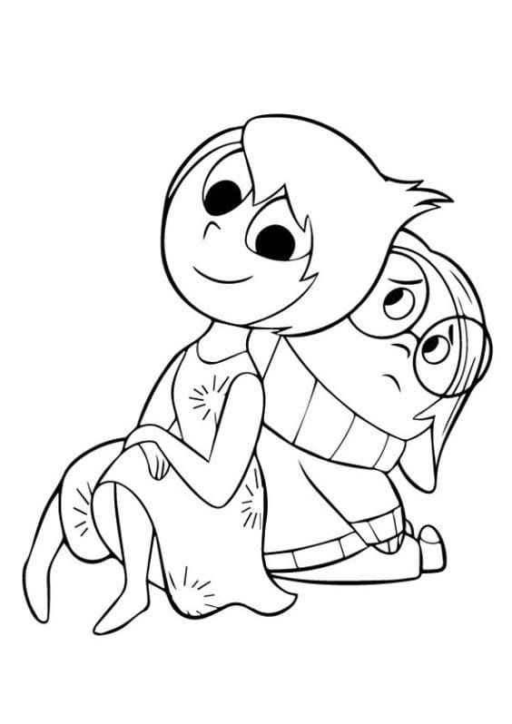 desenho da alegria de divertidamente para colorir e imprimir 2