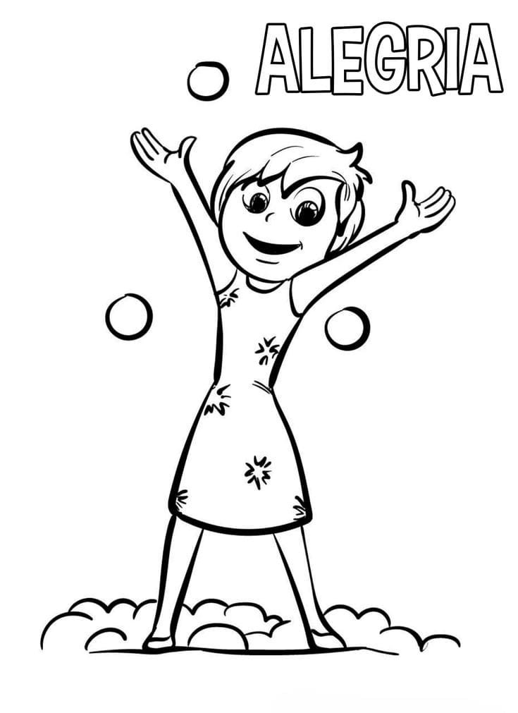desenho da alegria de divertidamente para colorir e imprimir 6