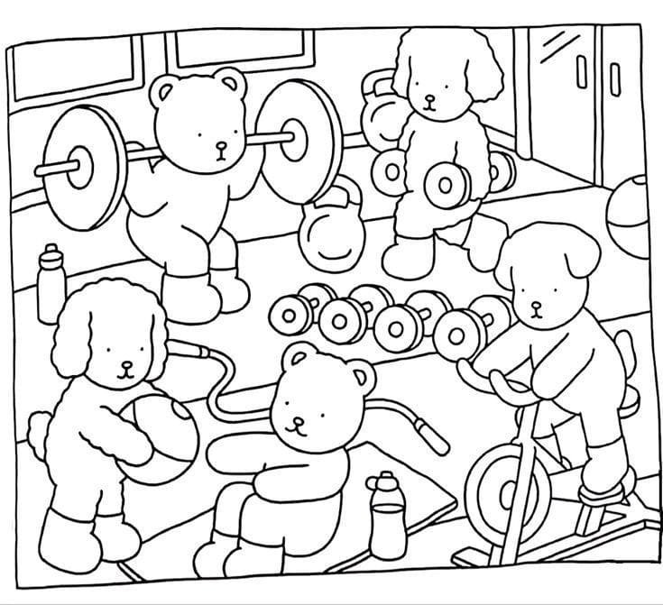 desenho do bobbie goods para colorir e imprimir 4