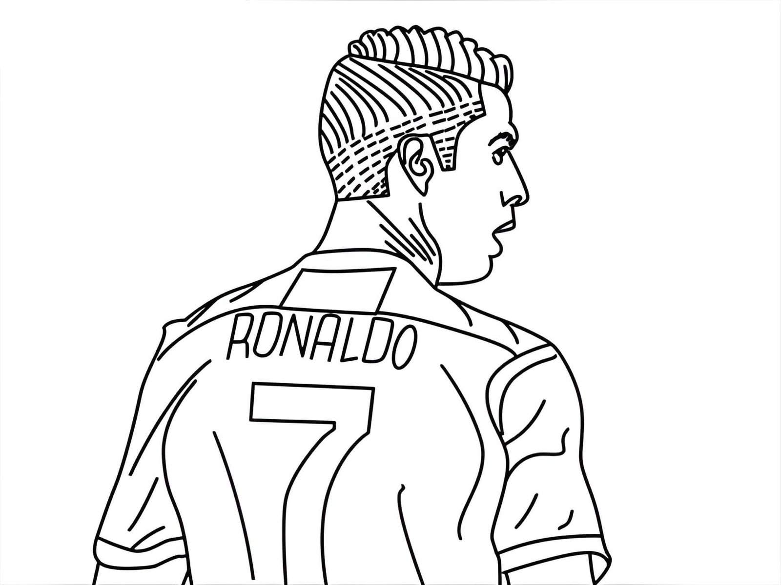 desenho do cristiano ronaldo al nassr para imprimi