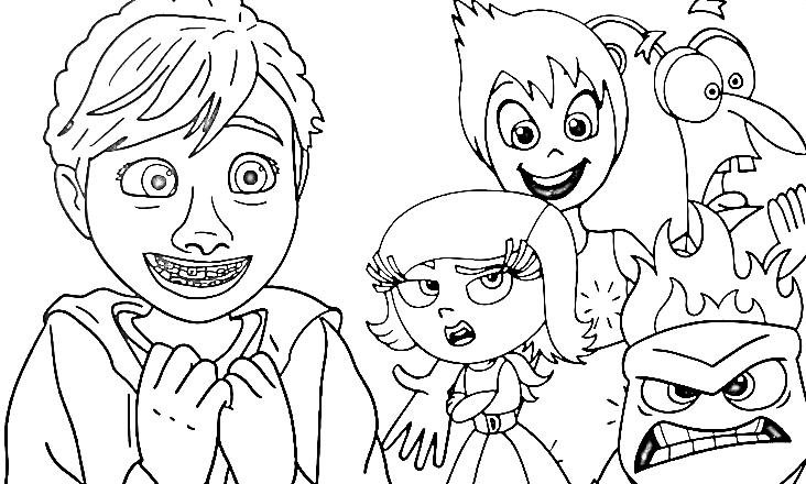 desenho do divertida mente 2 para colorir e imprimir 15