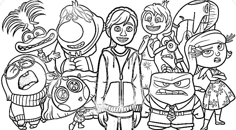 desenho do divertida mente 2 para colorir e imprimir 17