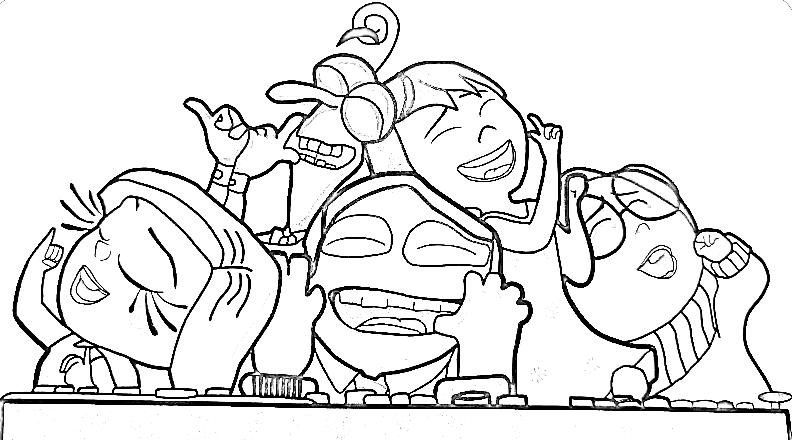 desenho do divertida mente 2 para colorir e imprimir 3