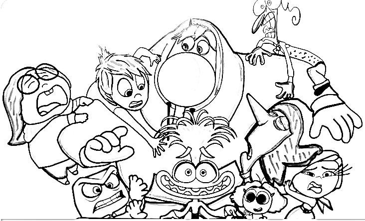 desenho do divertida mente 2 para colorir e imprimir 5