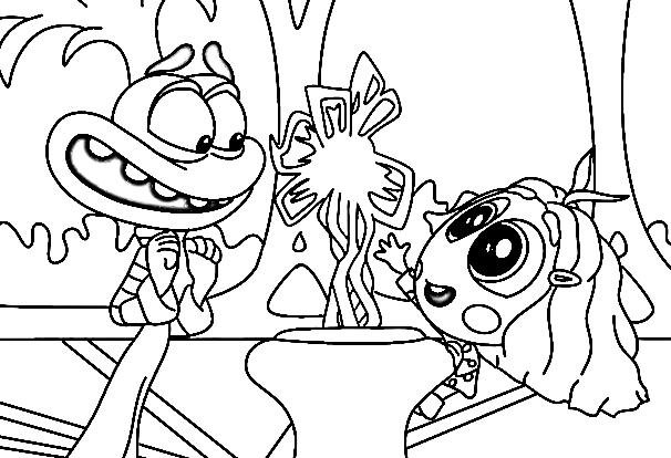 desenho do divertida mente 2 para colorir e imprimir 7