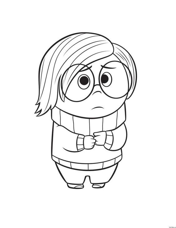 desenho do divertida mente 2 para colorir