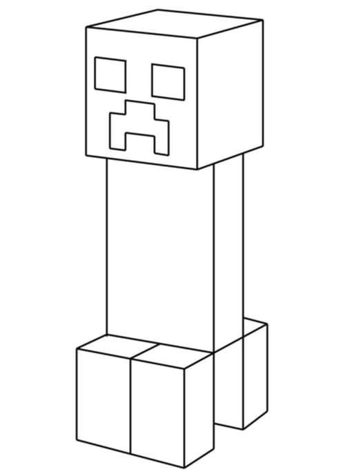 desenho do minecraft para colorir e imprimir 4