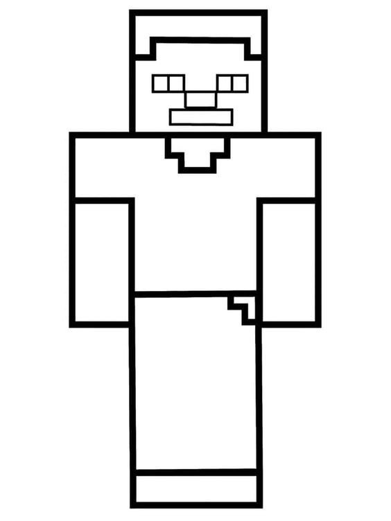 desenho do minecraft para colorir e imprimir 5