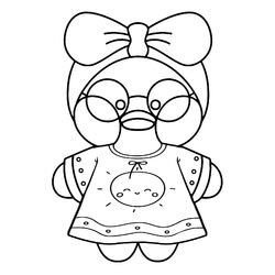 desenho do paper duck para imprimir e colorir 2