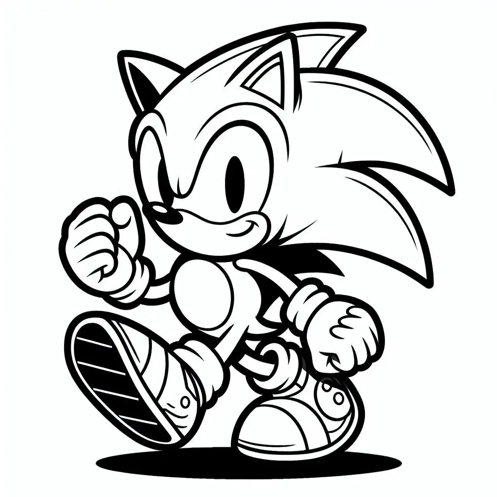 desenho do sonic para colorir 2 jpg