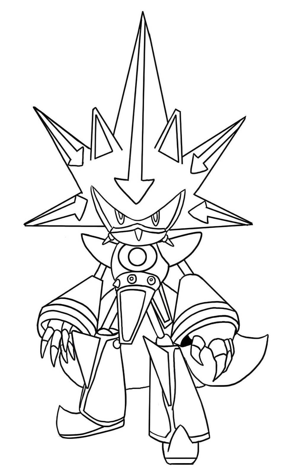 desenho do sonic para colorir e imprimir1