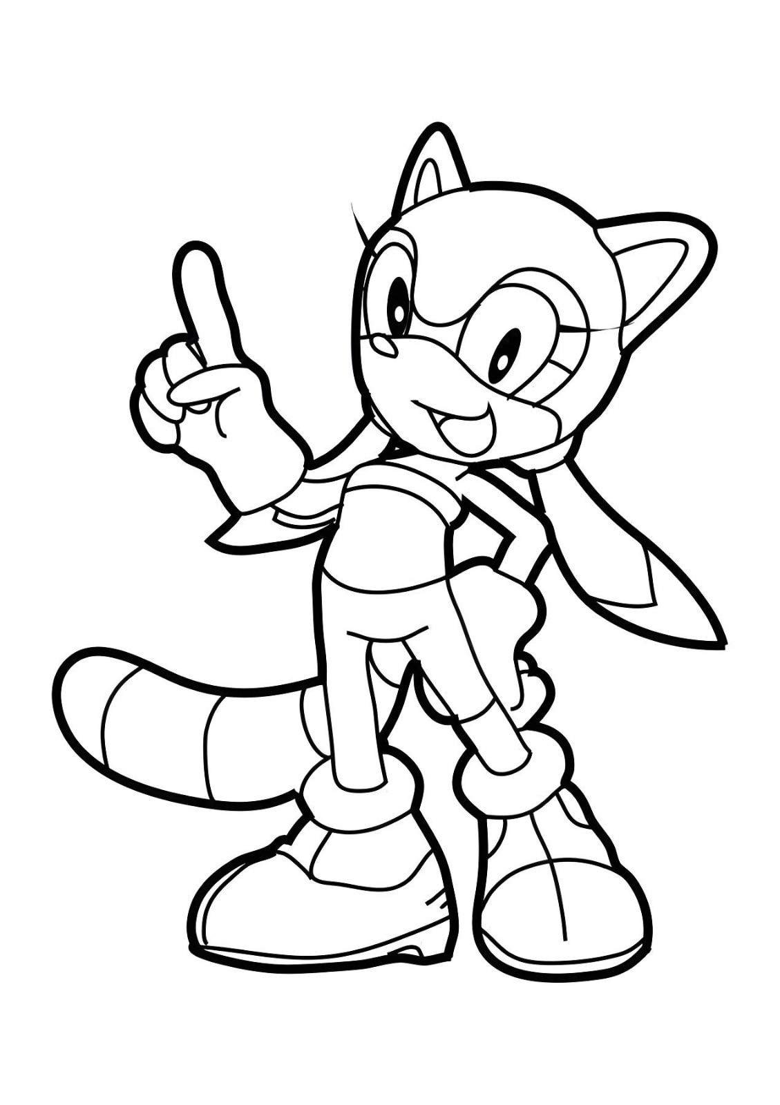desenho do sonic para imprimir e colorir 2