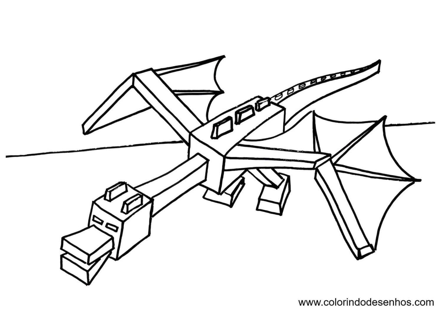 desenho minecraft para colorir 6
