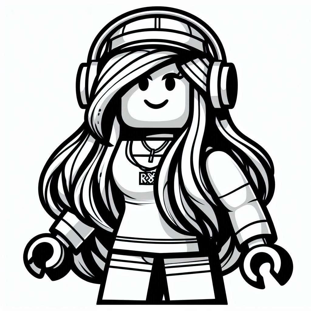 desenho roblox para colorir 15