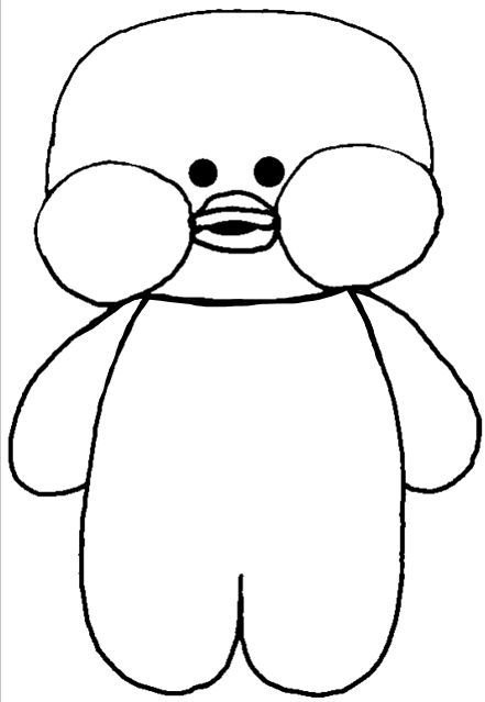 desenhos do paper duck para colorir 1