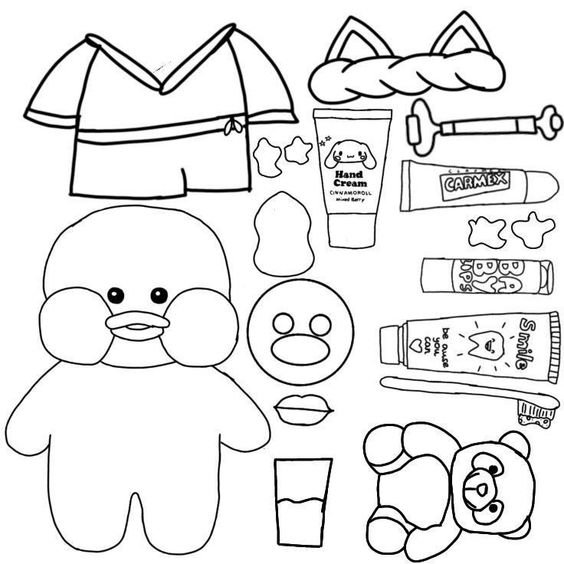 desenhos do paper duck para colorir 8