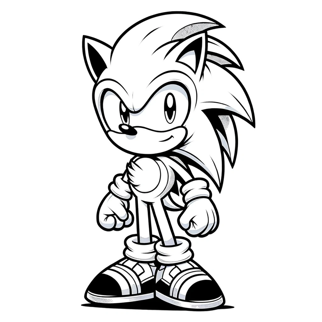 desenhos para colorir sonic 1
