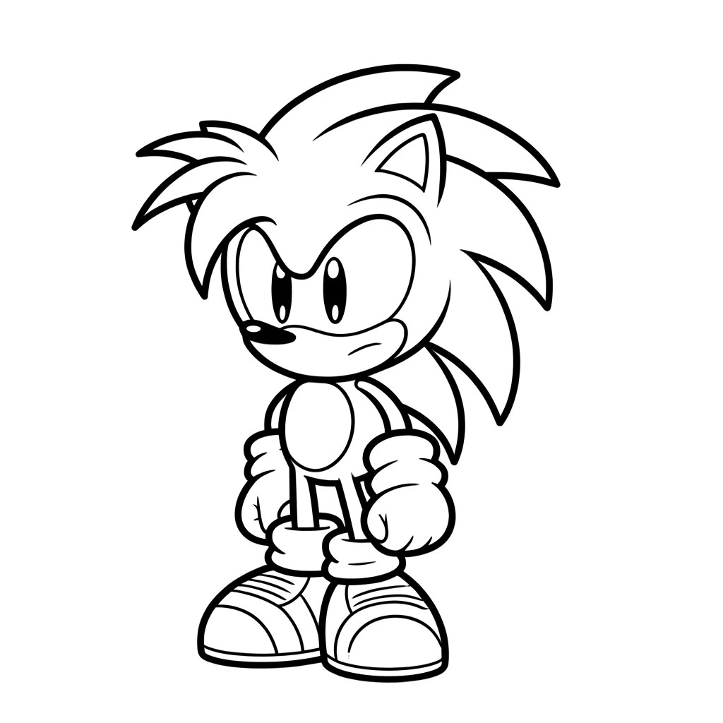 desenhos para colorir sonic 2