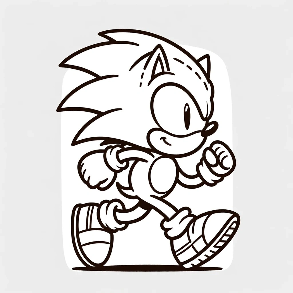 desenhos para colorir sonic 3