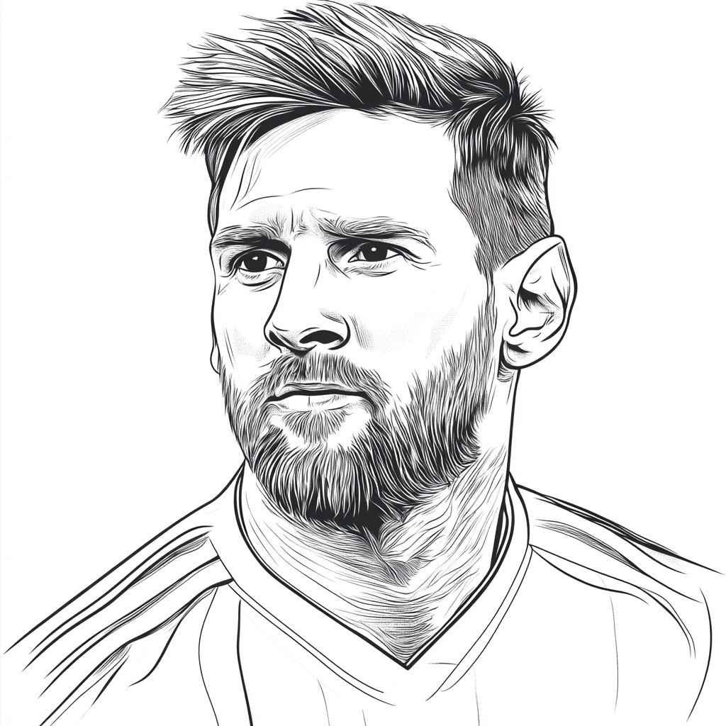 desenhos simples para colorir do lionel messi451 3