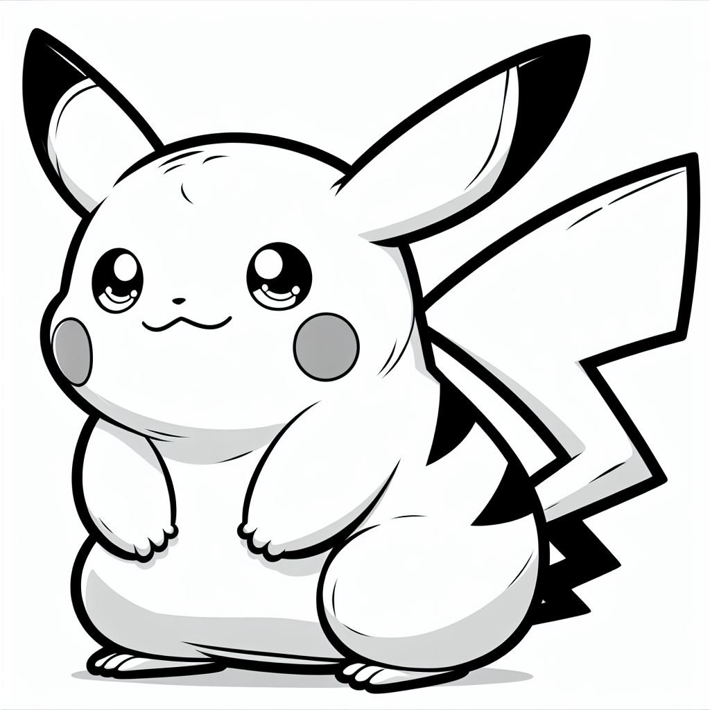 coloring pikachu 1 1