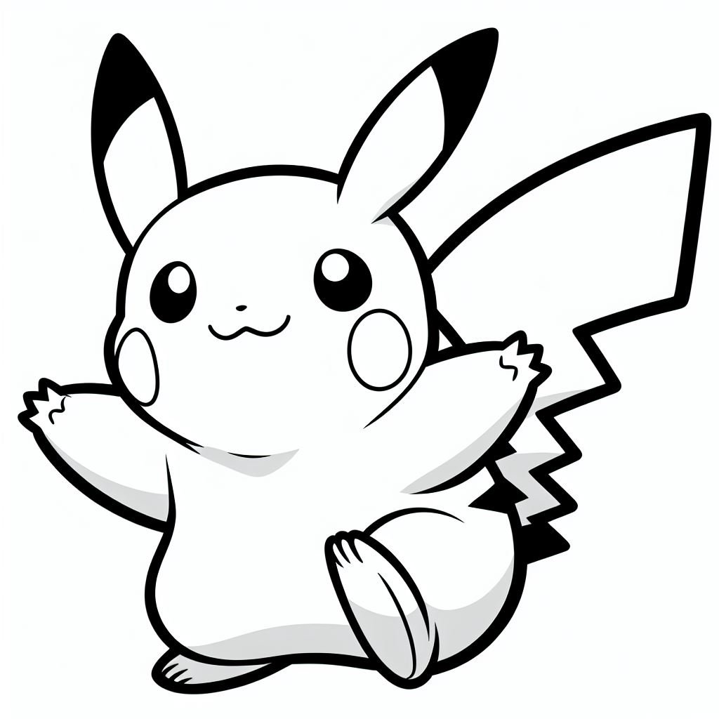 coloring pikachu 4 1