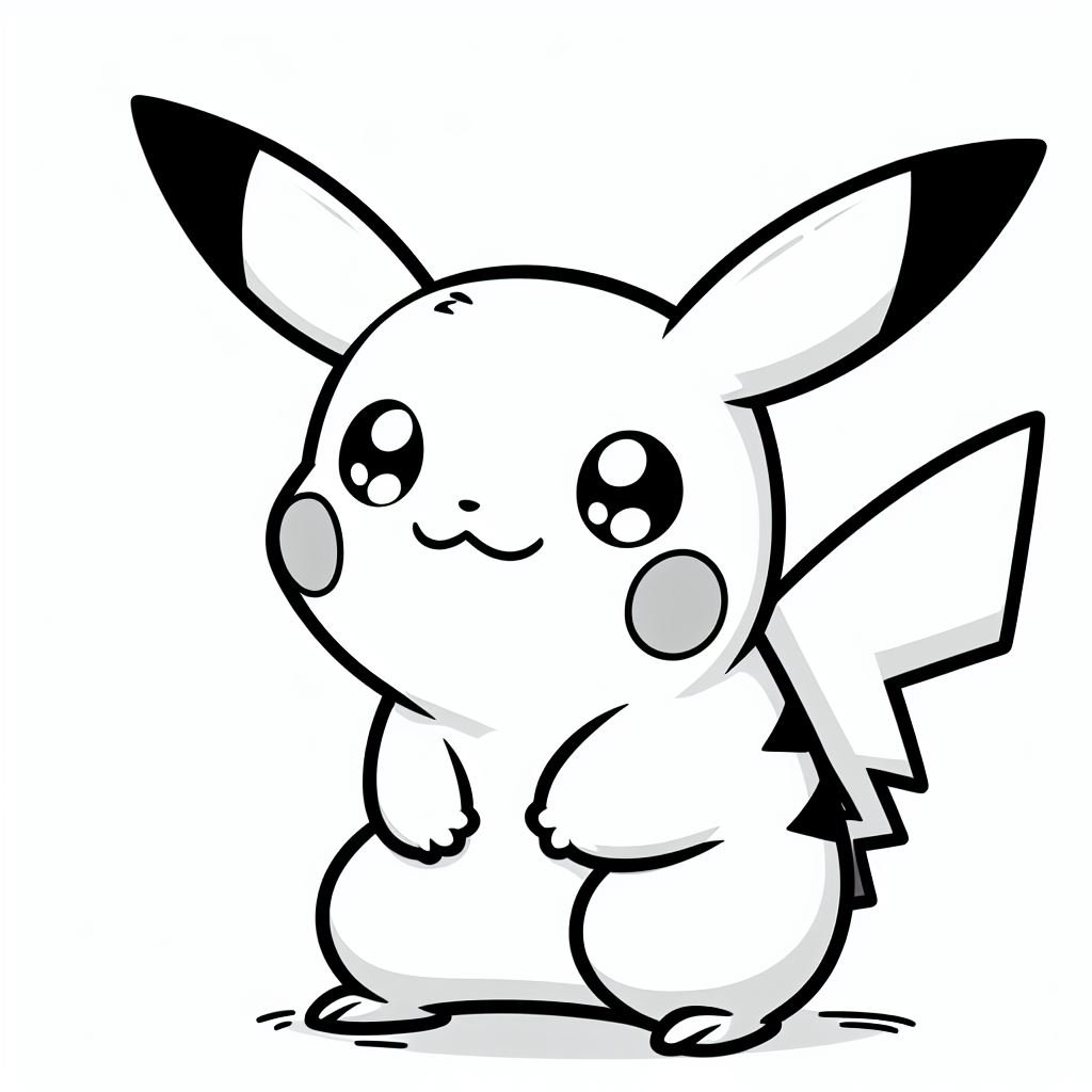 coloring pikachu 7 1