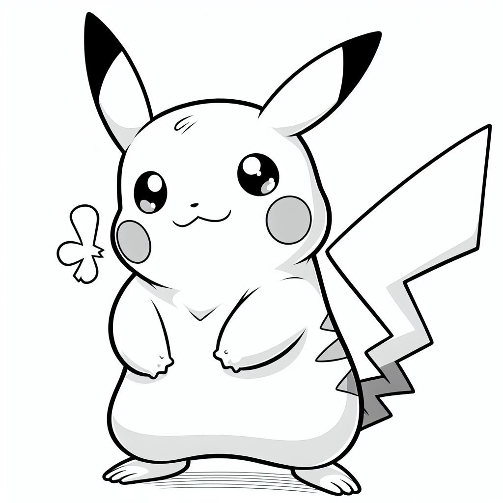 coloring pikachu 9 1