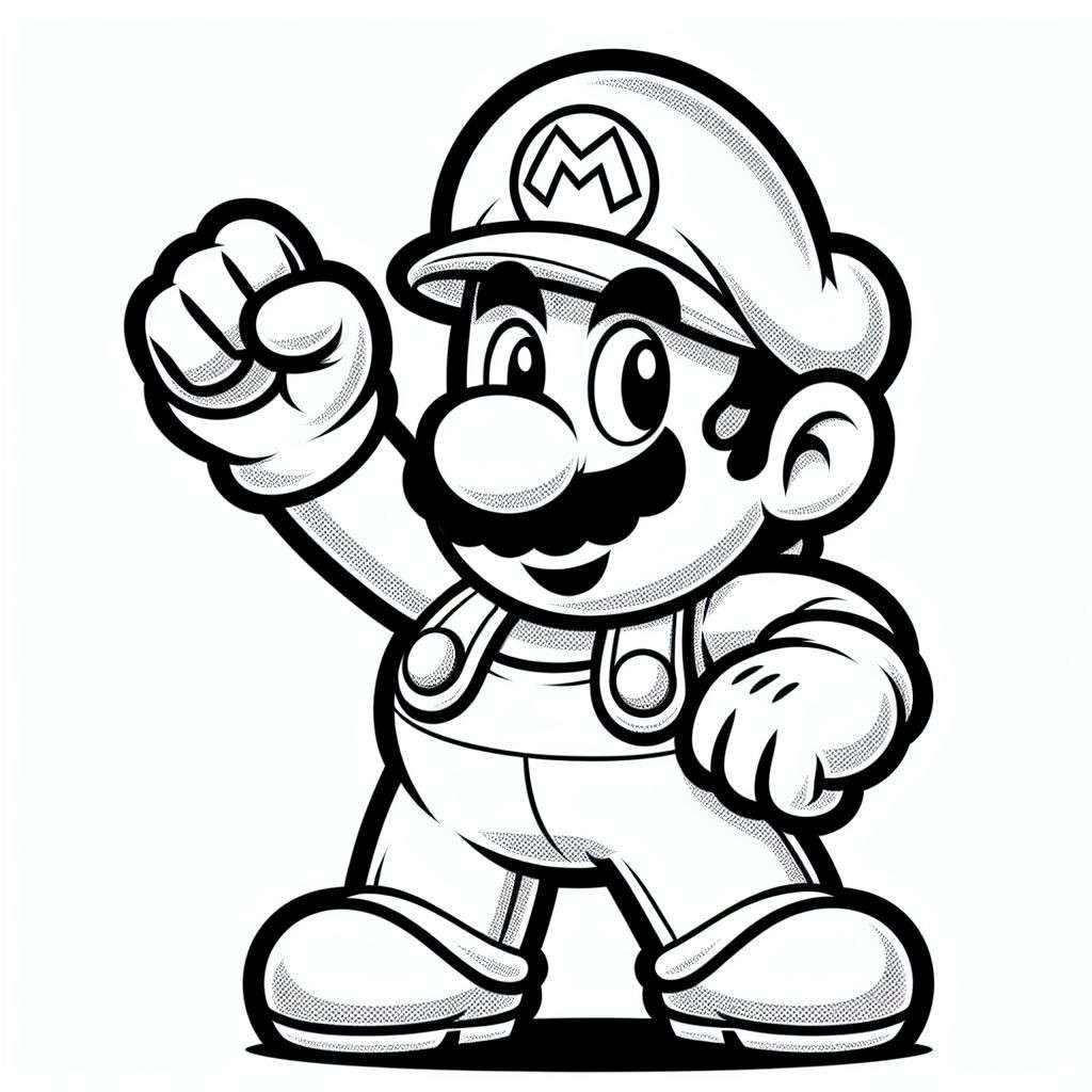 coloring super mario bros 0 1
