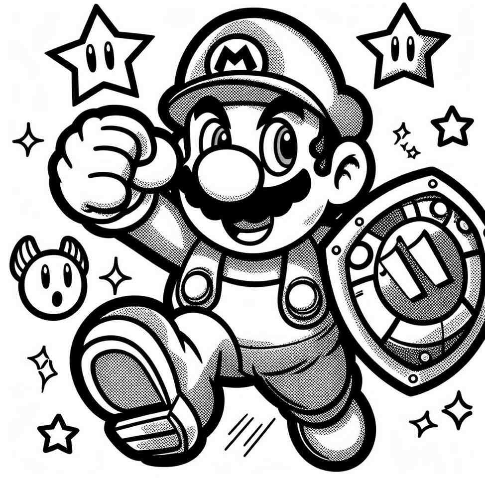 coloring super mario bros 12 1