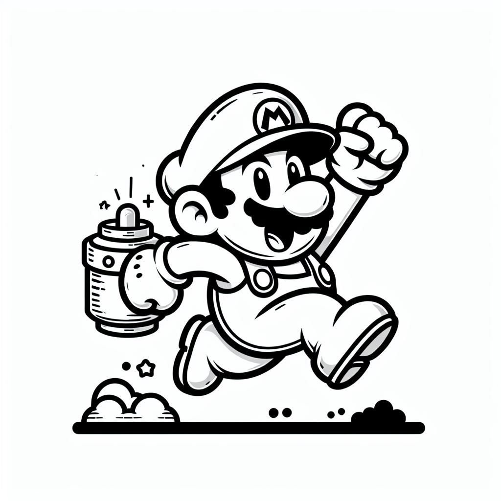 coloring super mario bros 13 1