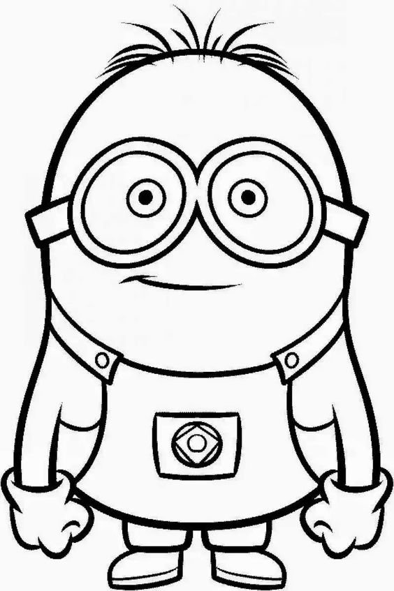 desenho do gru meu malvado favorito e minions para imprimir e colorir 15