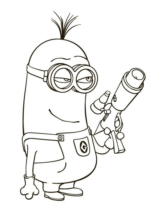 desenho do gru meu malvado favorito e minions para imprimir e colorir 22