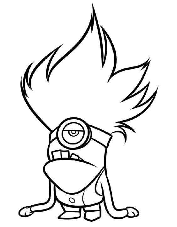 desenho do gru meu malvado favorito e minions para imprimir e colorir 27