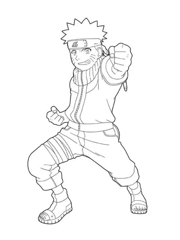 desenho do naruto para colorir e imprimir 10