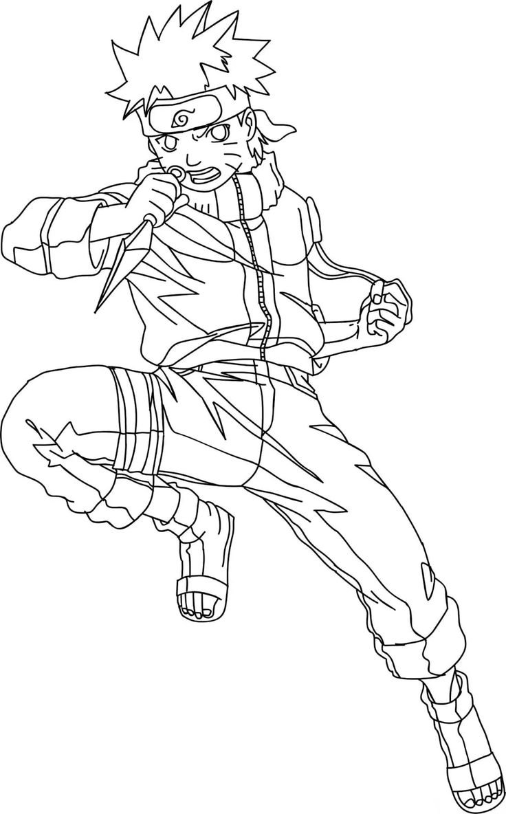 desenho do naruto para colorir e imprimir 4