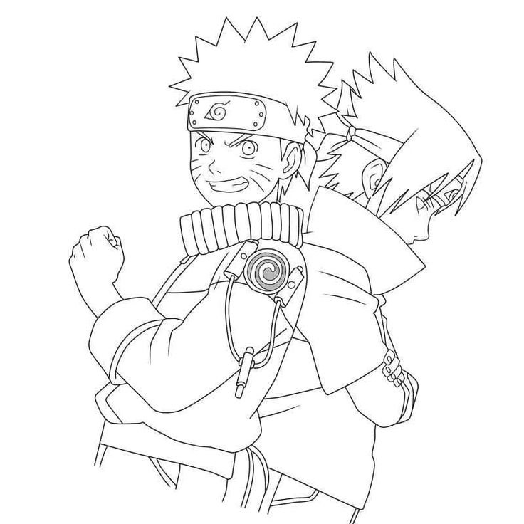 desenho do naruto para colorir e imprimir 8